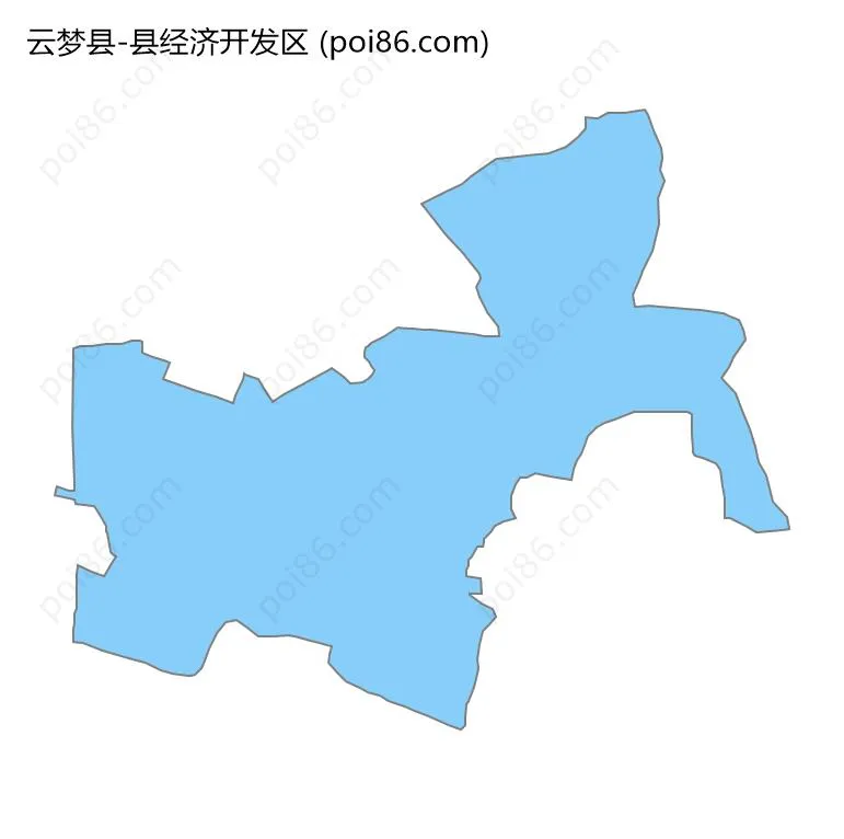 县经济开发区边界地图