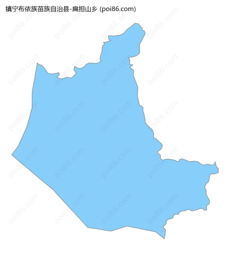 扁担山乡边界地图