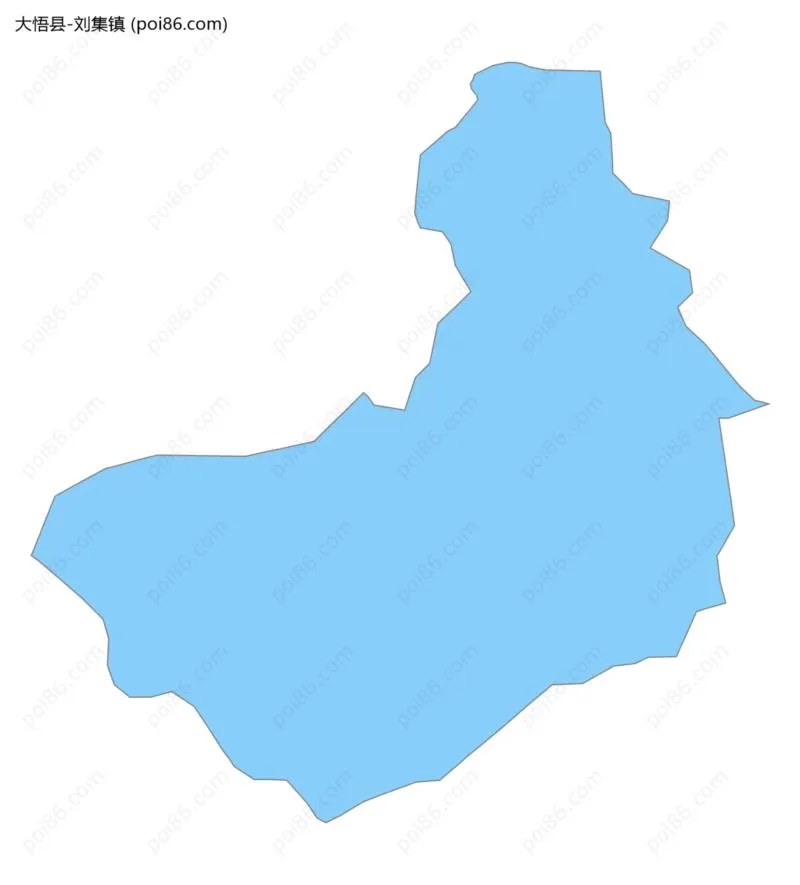 刘集镇边界地图