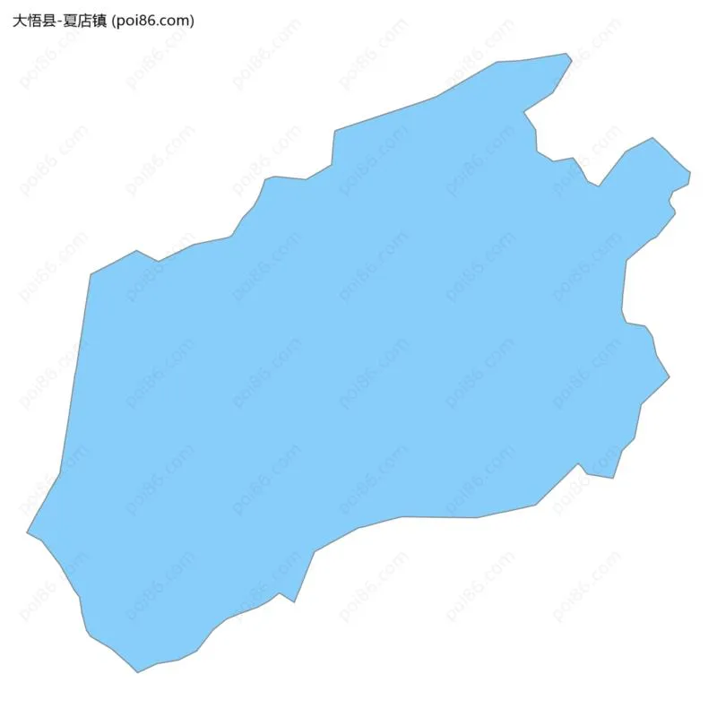 夏店镇边界地图