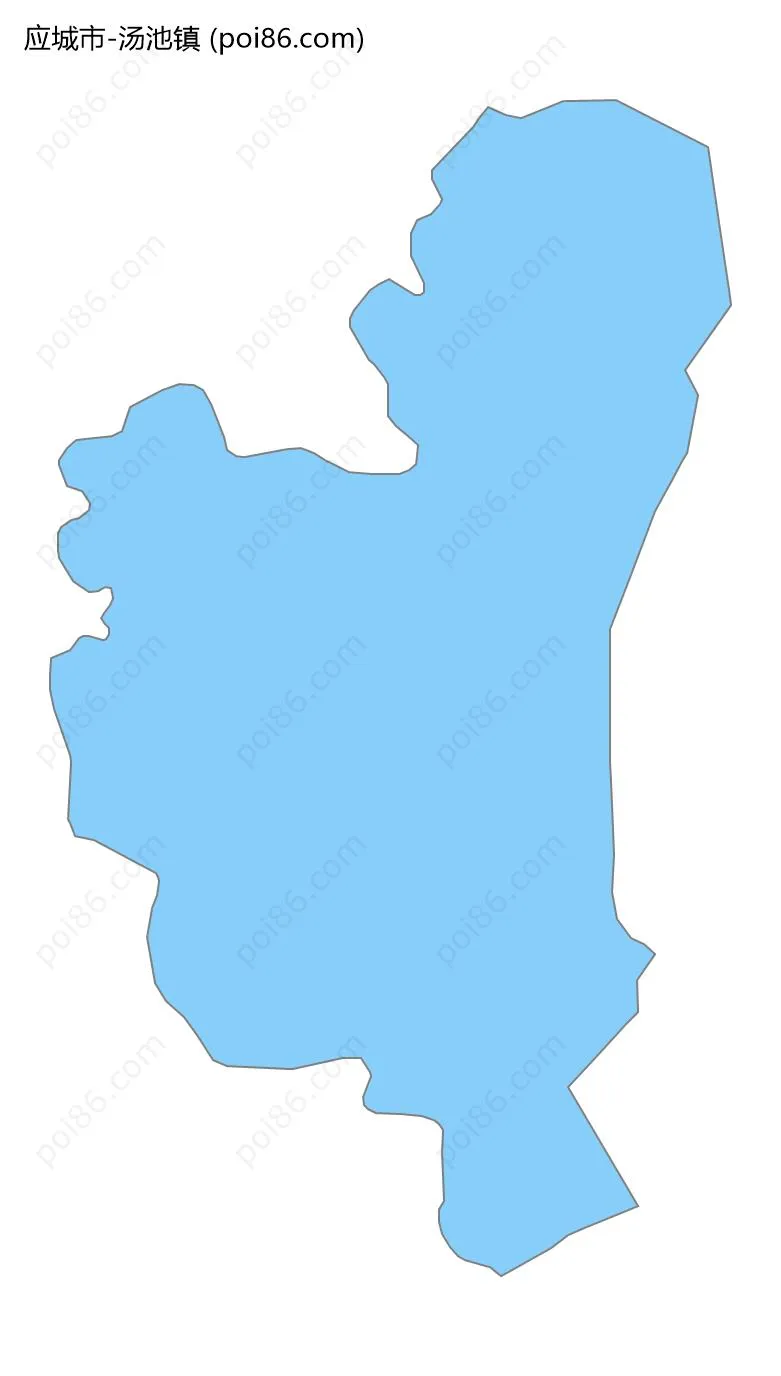 汤池镇边界地图