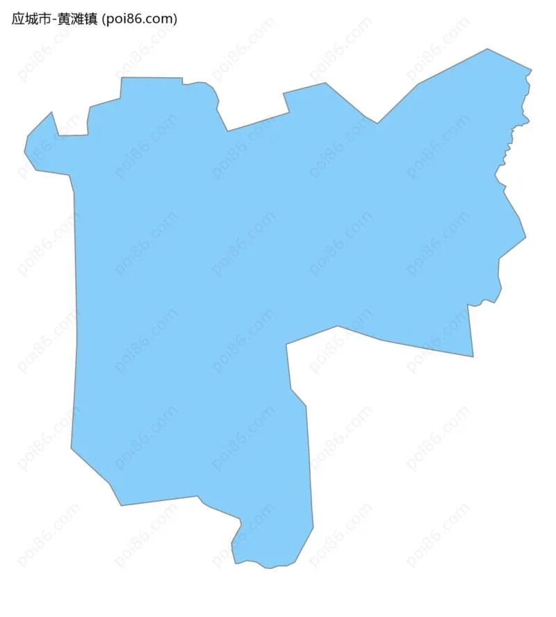 黄滩镇边界地图