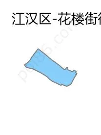 花楼街街道边界地图