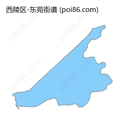 东苑街道边界地图