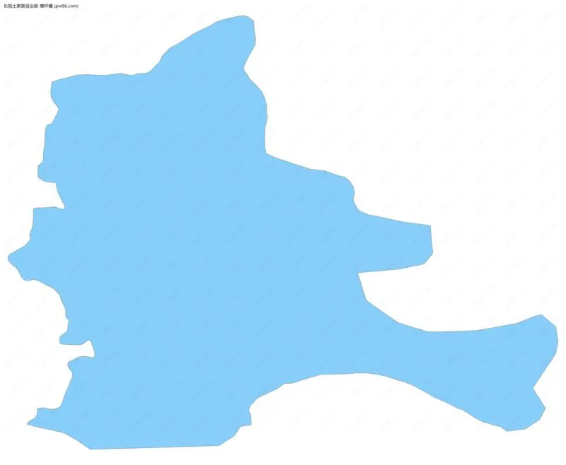 榔坪镇边界地图