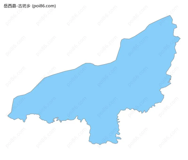 古坊乡边界地图