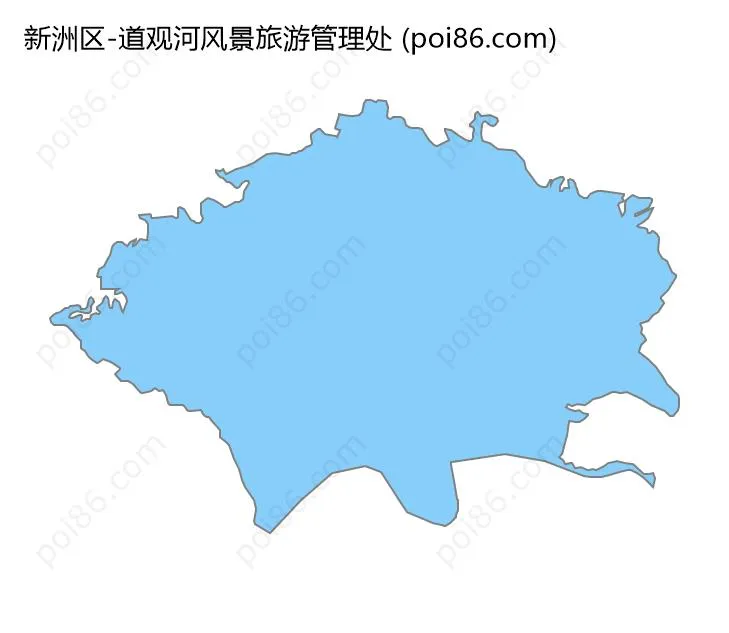 道观河风景旅游管理处边界地图