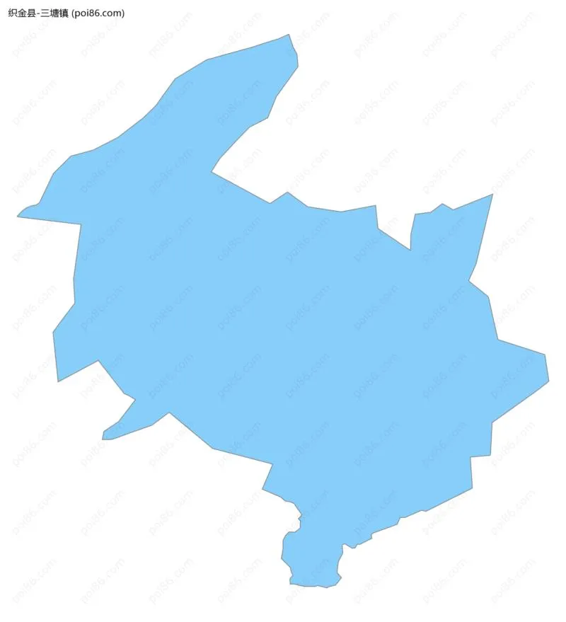 三塘镇边界地图