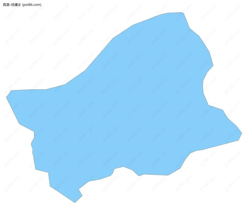 经建乡边界地图