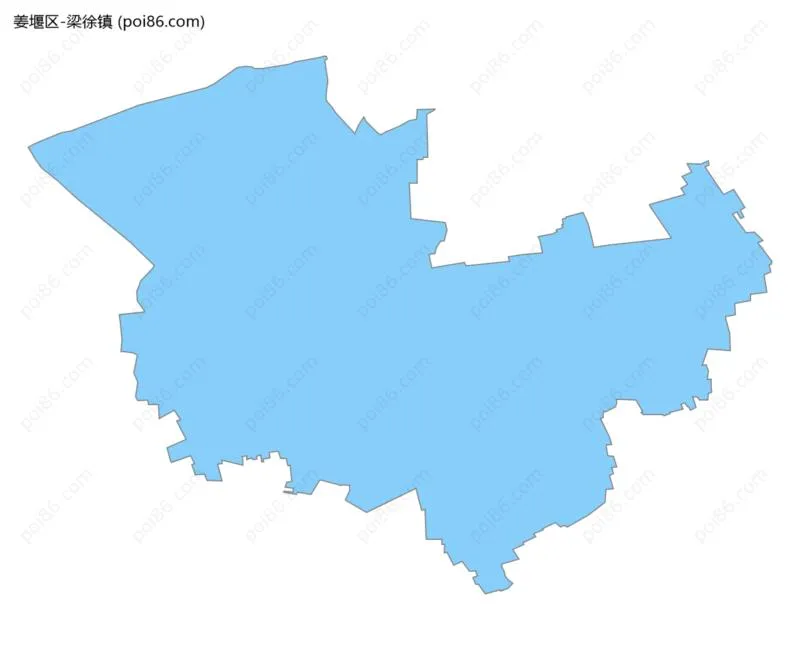 梁徐镇边界地图