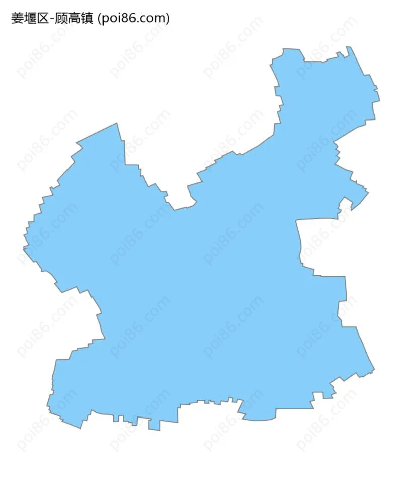 顾高镇边界地图
