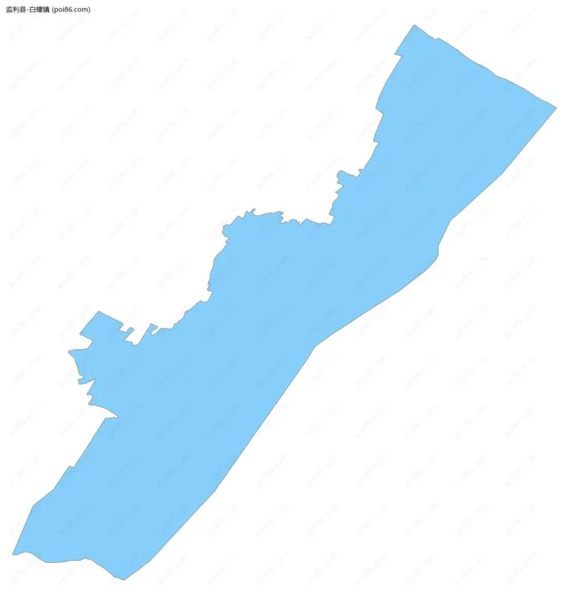 白螺镇边界地图
