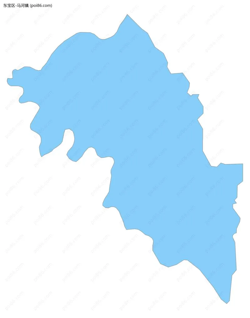 马河镇边界地图