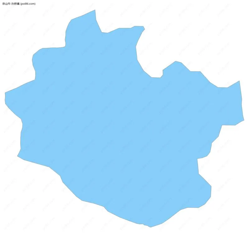 孙桥镇边界地图