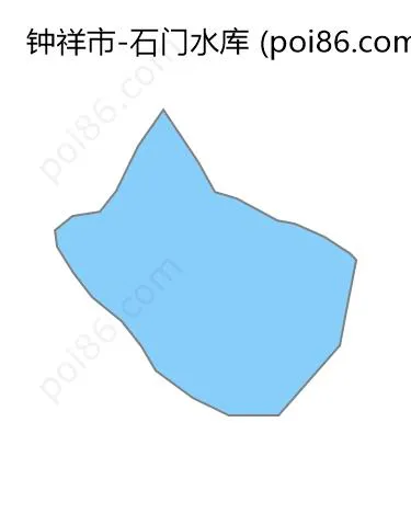 石门水库边界地图