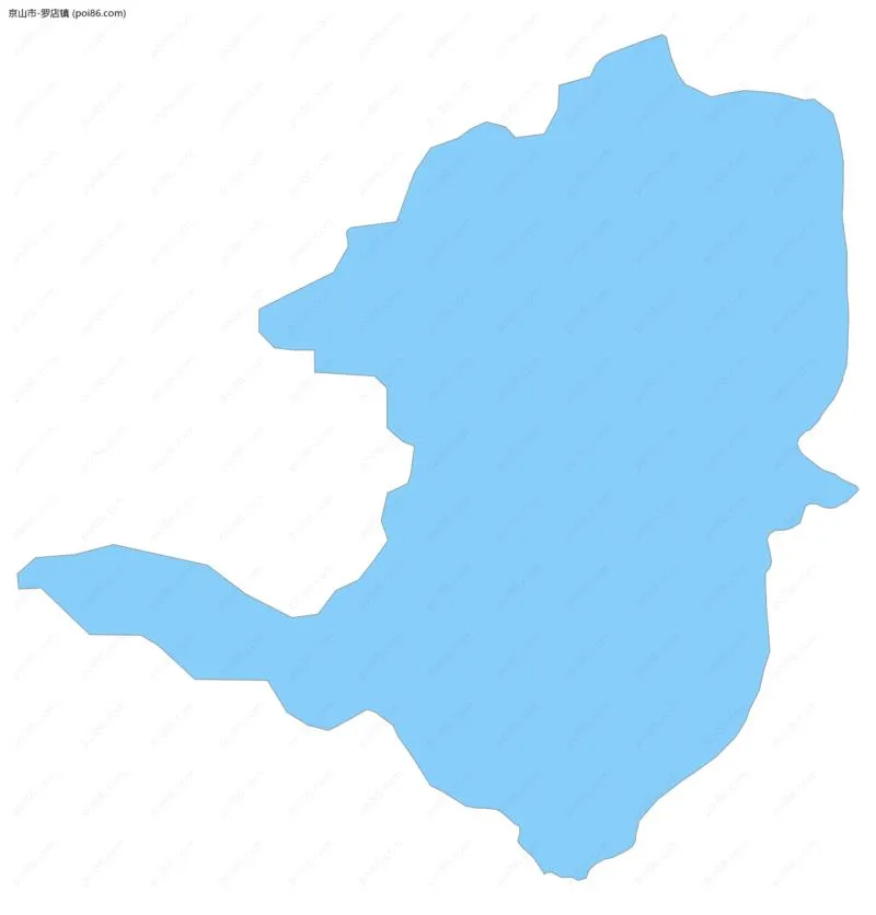 罗店镇边界地图