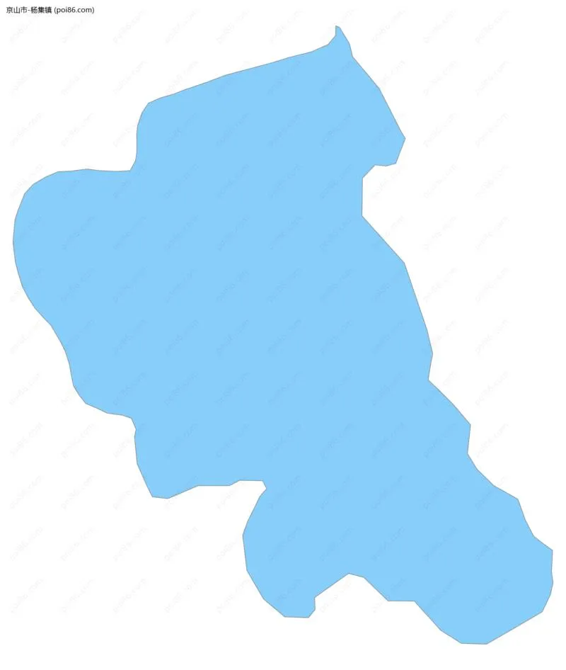 杨集镇边界地图