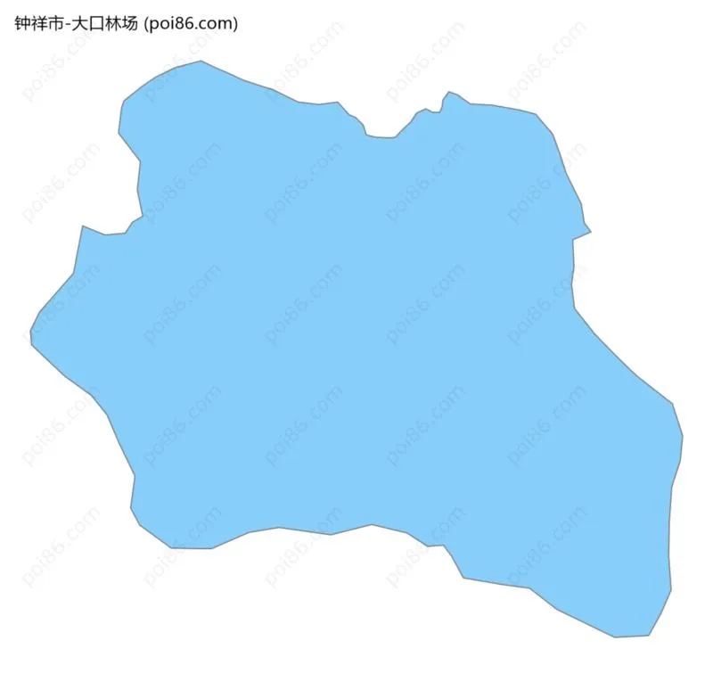 大口林场边界地图