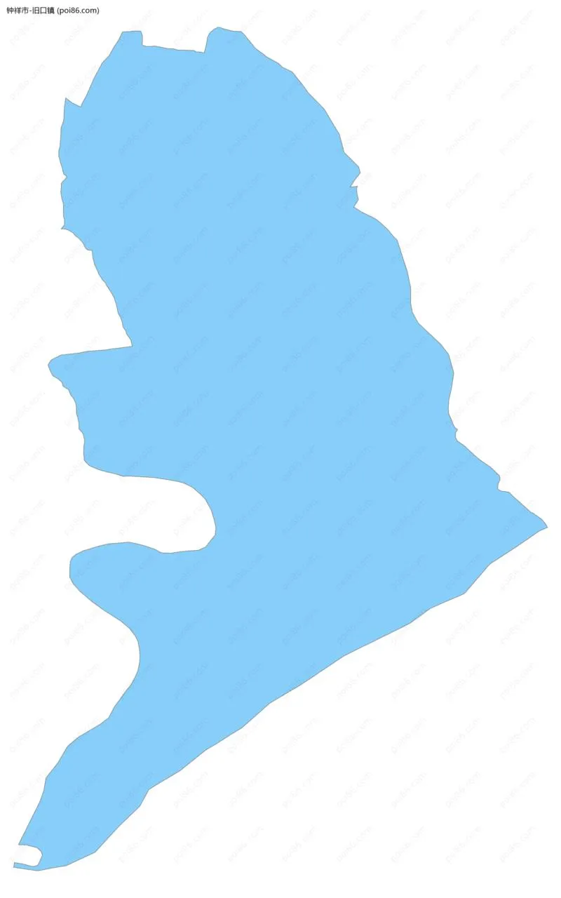 旧口镇边界地图