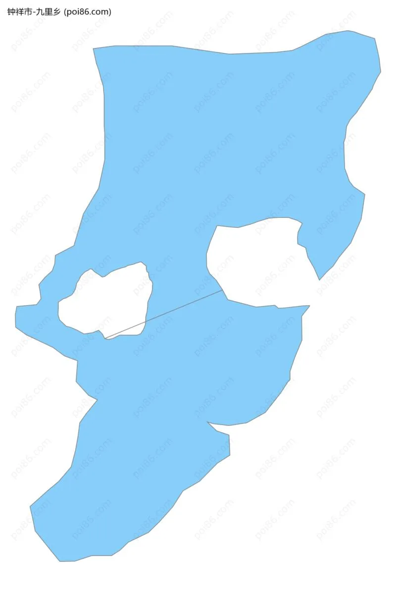 九里乡边界地图