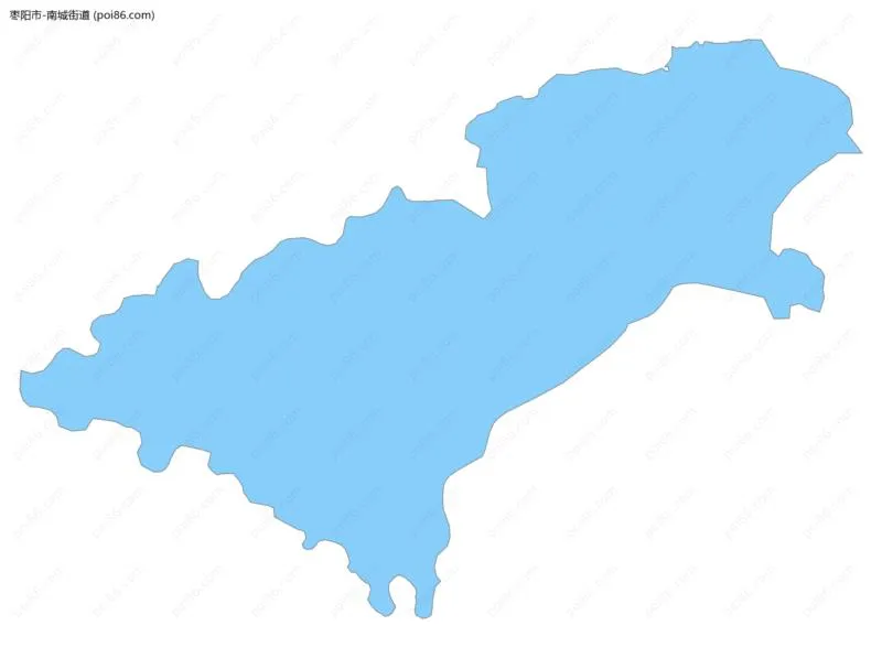 南城街道边界地图