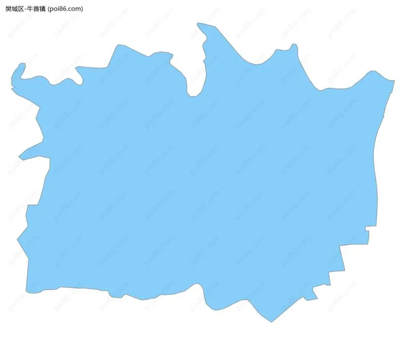 牛首镇边界地图