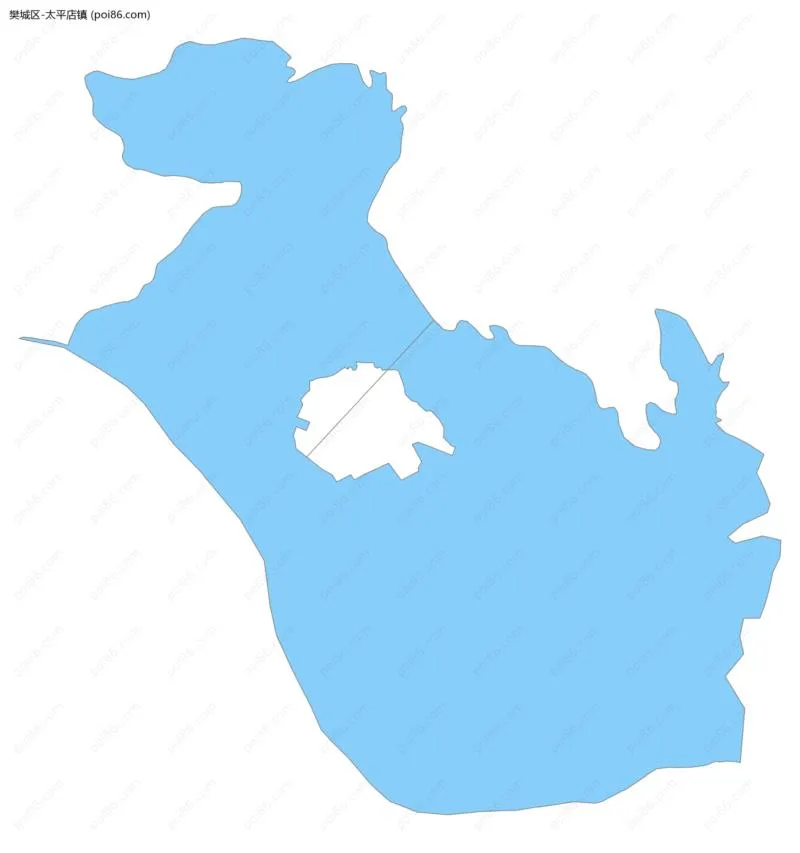 太平店镇边界地图