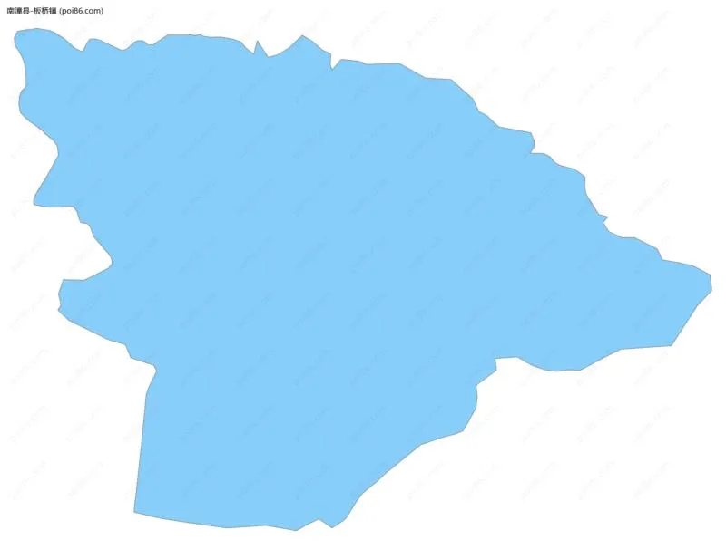 板桥镇边界地图