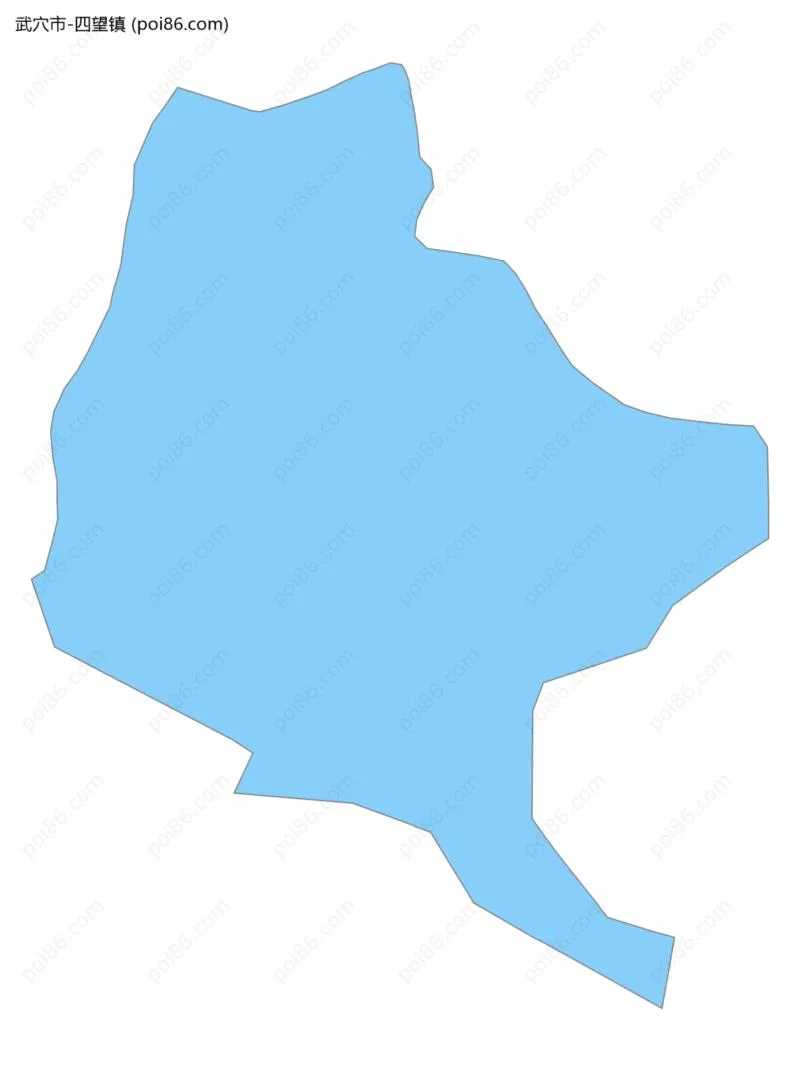 四望镇边界地图