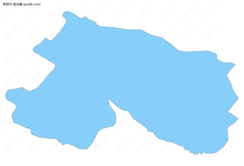 杨当镇边界地图