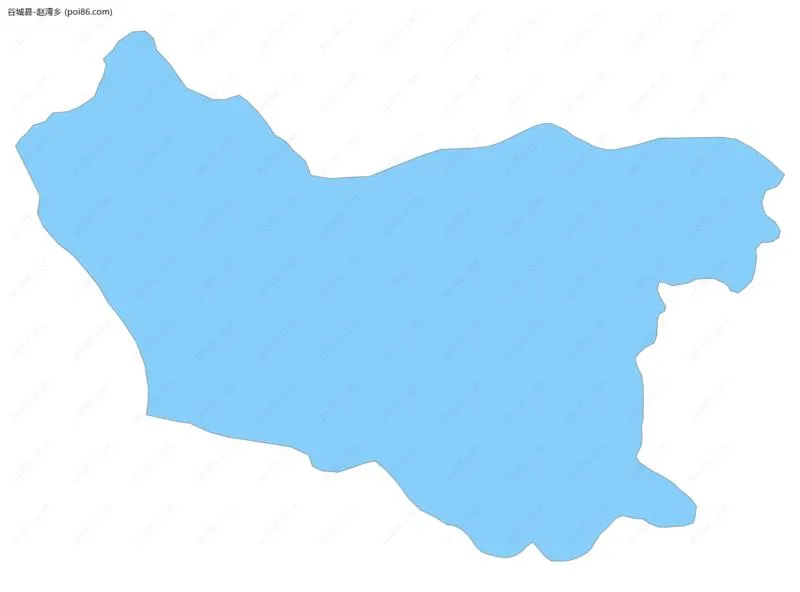 赵湾乡边界地图