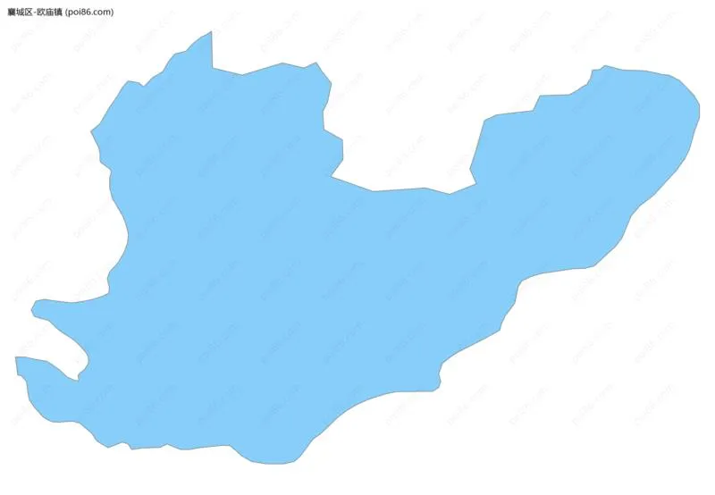 欧庙镇边界地图