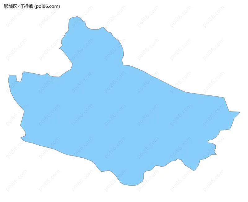 汀祖镇边界地图