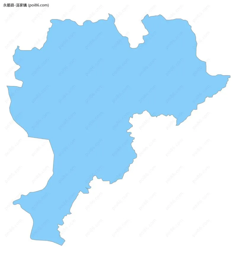 泽家镇边界地图