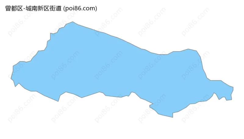 城南新区街道边界地图
