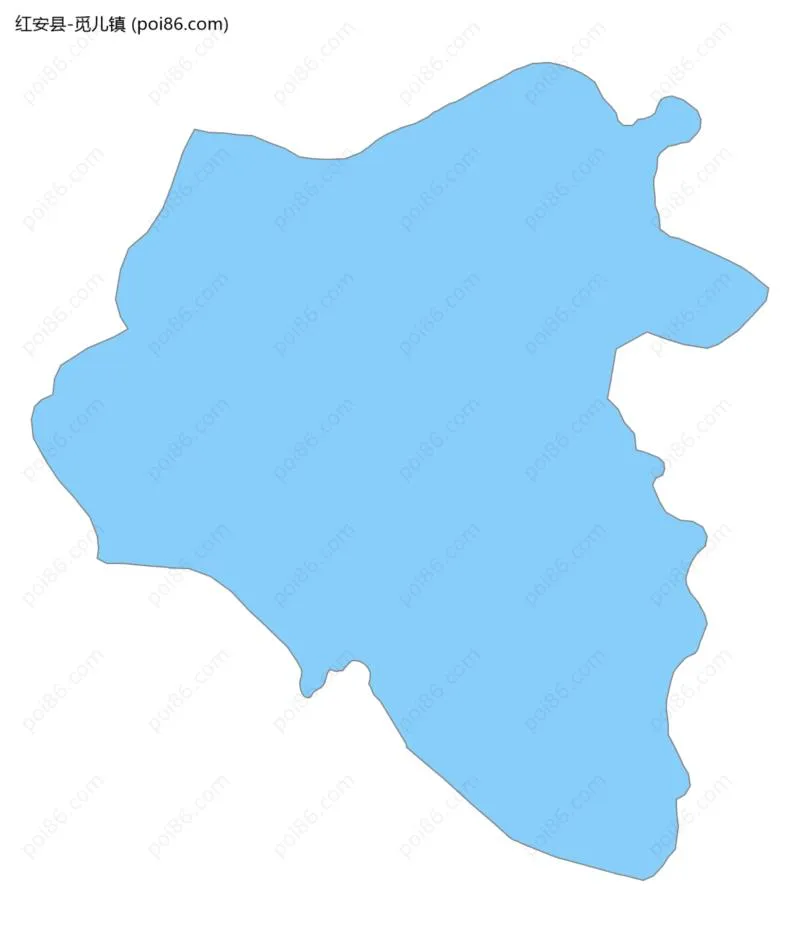 觅儿镇边界地图