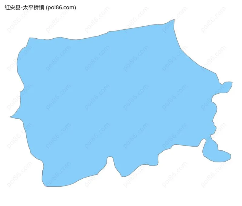 太平桥镇边界地图