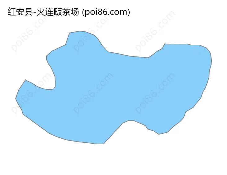 火连畈茶场边界地图