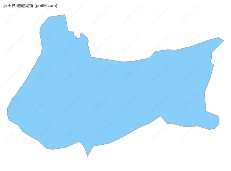 骆驼坳镇边界地图
