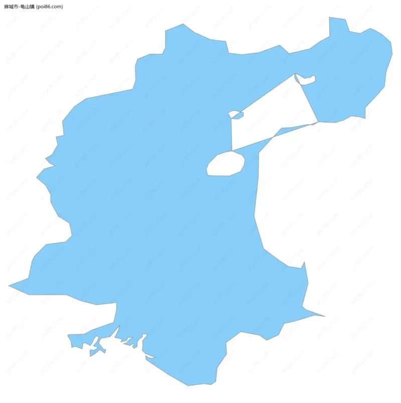 龟山镇边界地图