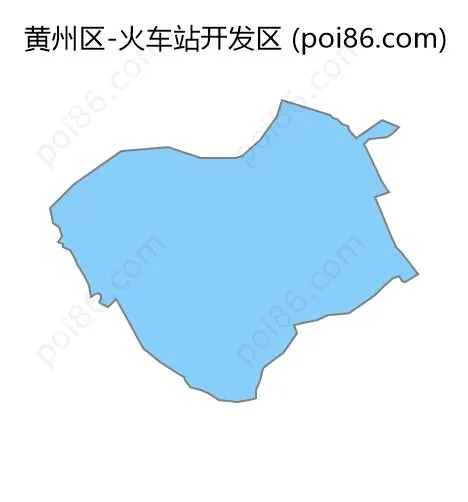 火车站开发区边界地图