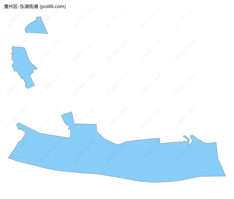 东湖街道边界地图