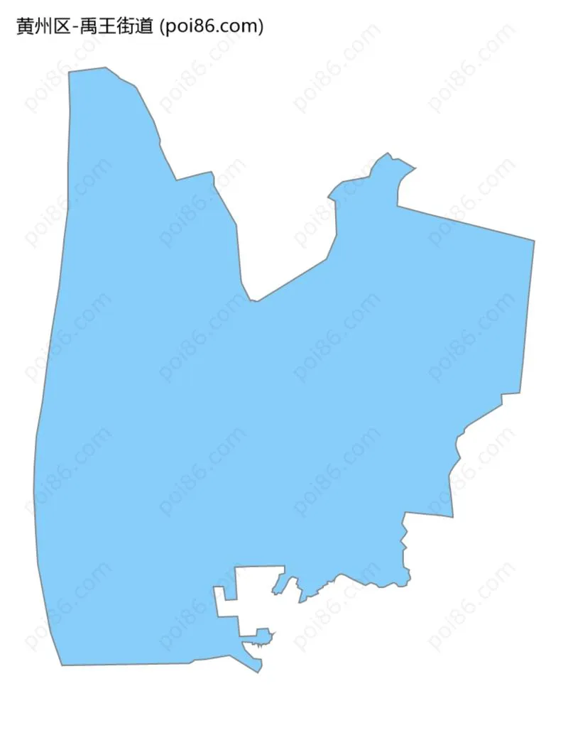 禹王街道边界地图