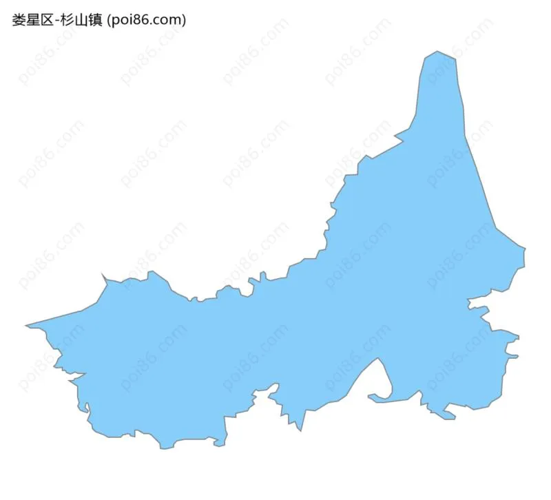 杉山镇边界地图