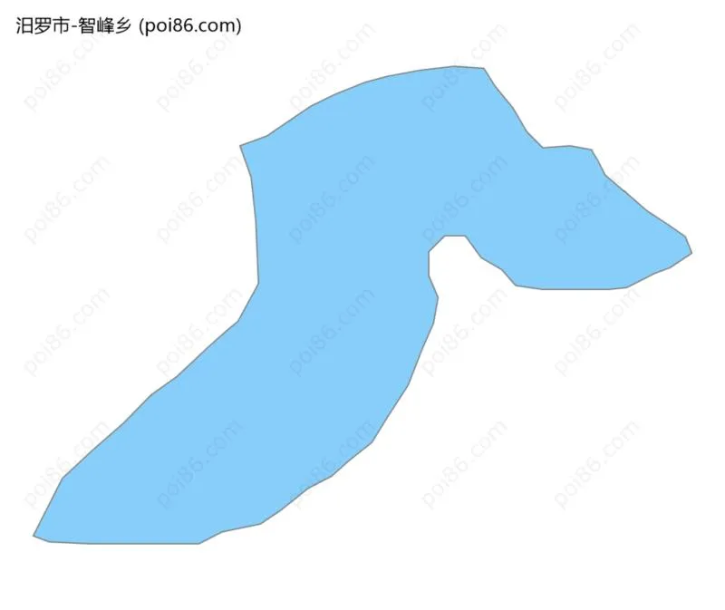 智峰乡边界地图