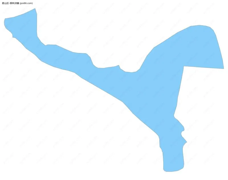 柳林洲镇边界地图