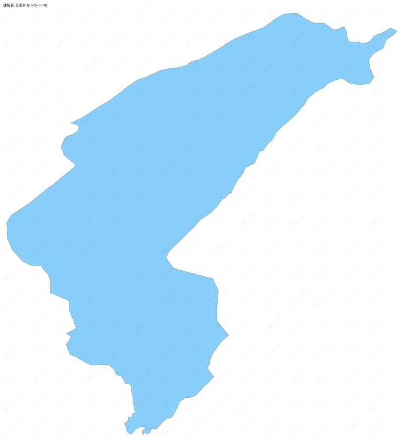 长梁乡边界地图