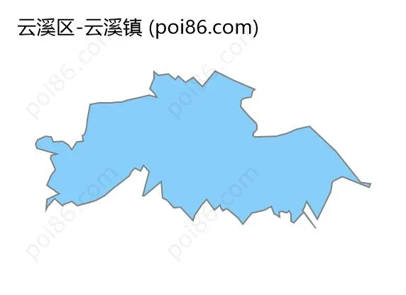 云溪镇边界地图