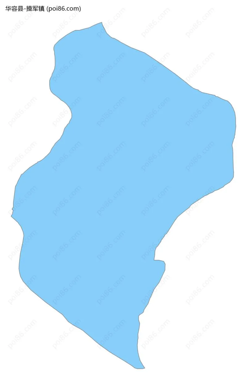 操军镇边界地图