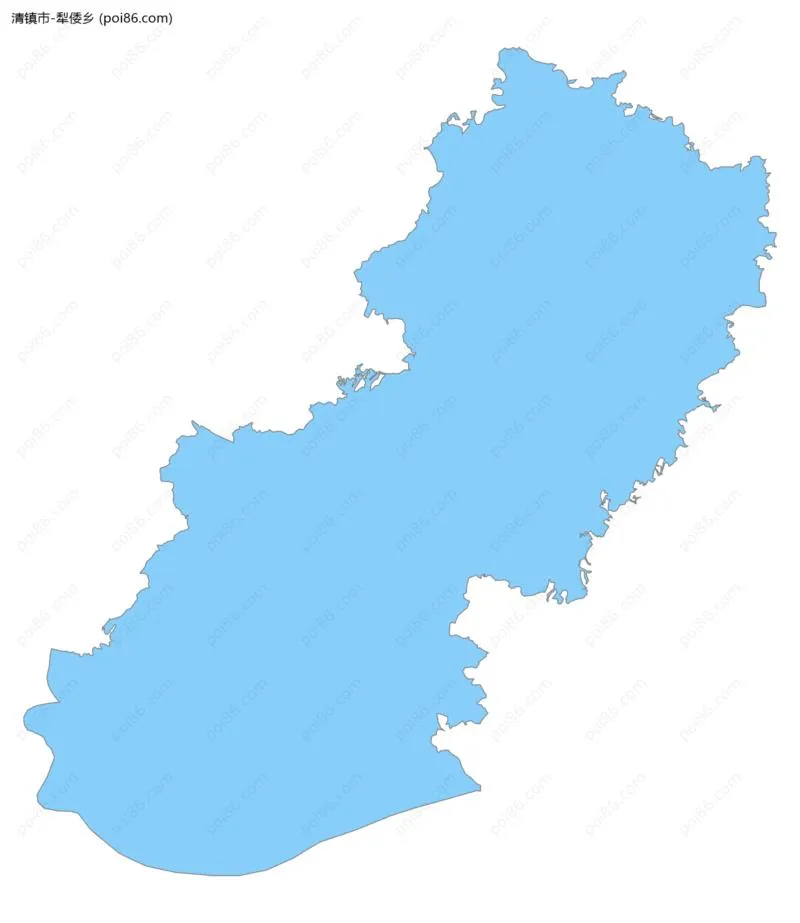 犁倭乡边界地图